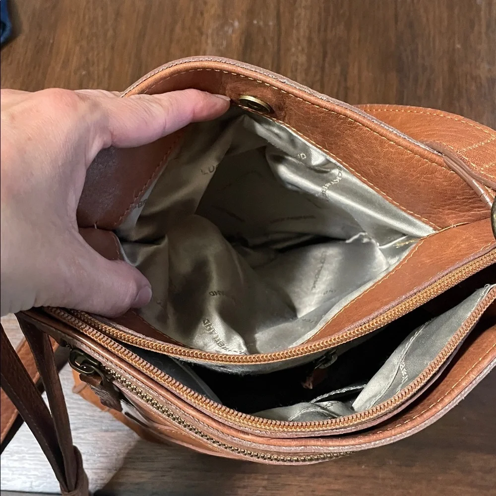 Lucky Brand Baldwin leather crossbody purse